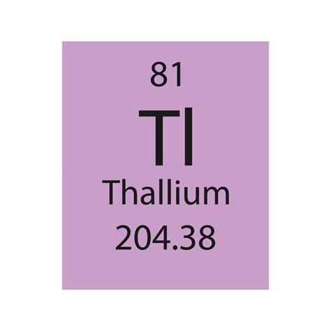 thallium 2 lettres